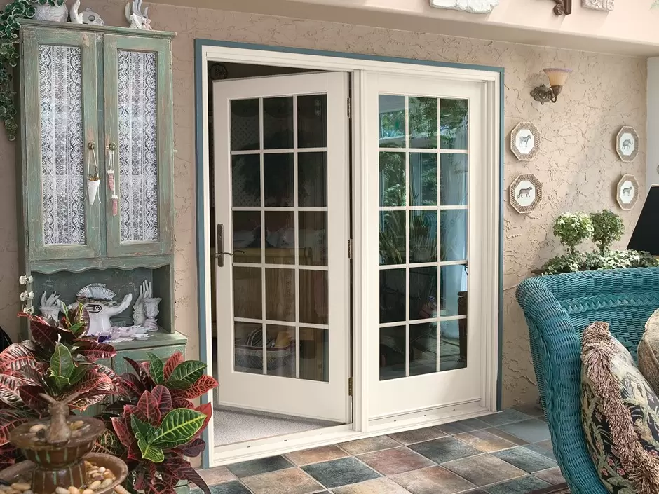 Hinged French Replacement Doors, Andersen Sliding Doors With Blinds Inside